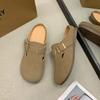 Женские замшевые тапочки-мюли Comwarm Fashion Men Clogs Cork Insole Sandals with Arch Support Outdoor Beach Slides Home Shoes