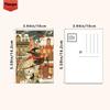 32pcs, Hand-drawn Magical Witch Postcards, Birthday/anniversary Gifts, Collectibles, Suitable for Gifting, and Mailable.