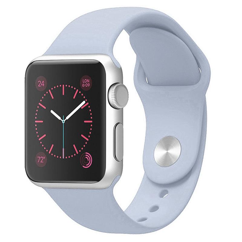 Силиконовый ремешок Apple для Apple Watch Series 1-9/SE, Классический спортивный ремешок