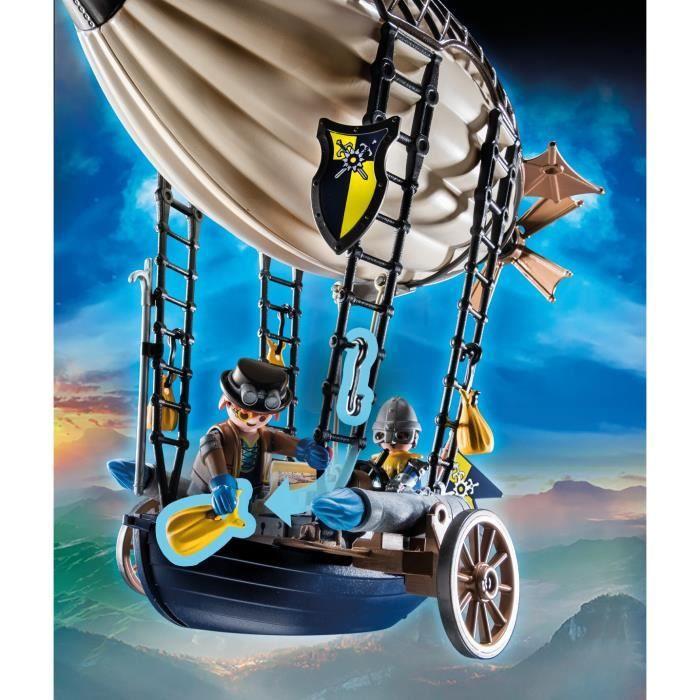 PLAYMOBIL - 70642 - Novelmore - Aérostat de Dario - Dirigeable rigide avec canons intégrés