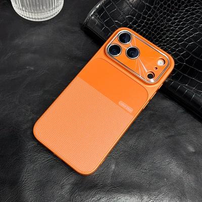 Новый кожаный чехол с магнитами MagSafe для iPhone 17 Air 16 15 14 13 17 Pro Max, защита объектива камеры из стекла, противоударный чехол