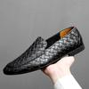 Модный Роскошный Бренд Кожаная Мужская Обувь Мужская Свадебная Обувь Слипоны Лоферы Мужские Удобные Слипоны Мокасины Универсальная Мужская Деловая Обувь