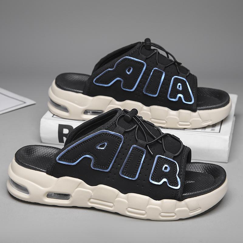 Мужские повседневные тапочки, нескользящие, износостойкие, мужские домашние и уличные тапочки, мягкие и удобные, пляжная обувь, модные мужские сандалии