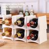 Simple Wine Bottle Thickened Stacked Storage Rack