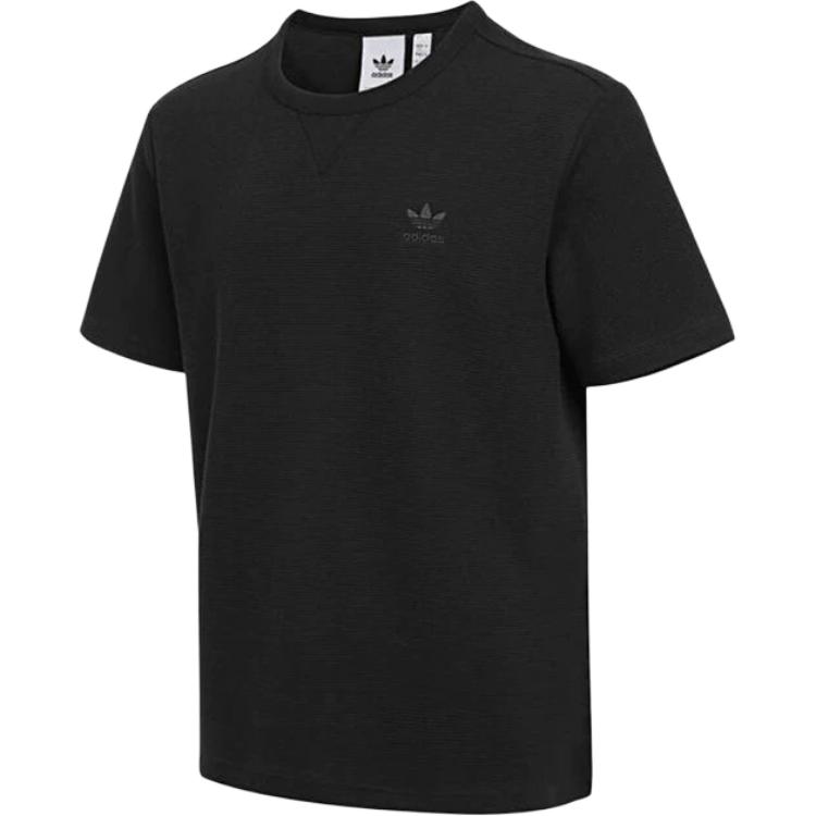 adidas Футболка с коротким рукавом Originals Crew Neck Pullover для мужчин, черные JX2639