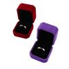 Packaging Box Square Ring Holder Box Storage Organizer Earring Display Case Ring Box Jewelry Box