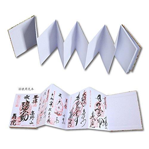 [ХОТОКУДО] Японская паломническая марка «Гошуин-чо»(заметка)книга с защитной обложкой. (Тип сильфона, красный. 40 страниц, парча. ЧАС: 6,42" Ш: 4,41 дюйма, (Импортировать