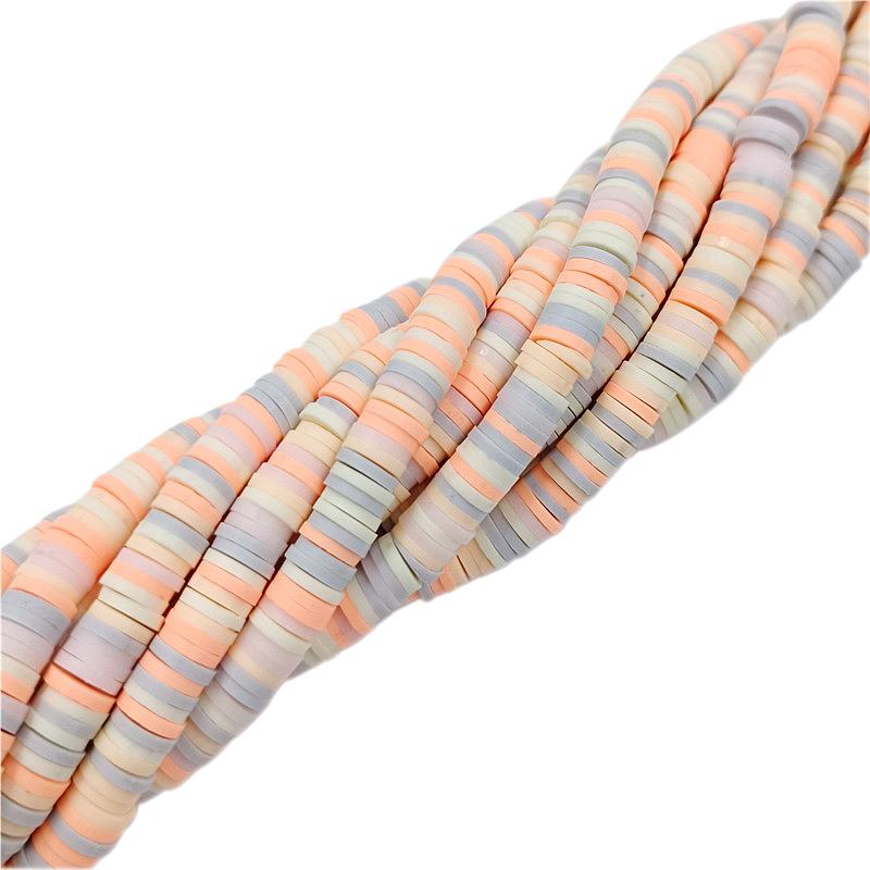 Necklace Bracelet Jewelry Making Multicolor Loose Beads Rainbow Soft Clay DIY For Pendant 13 Colors Mixed Style