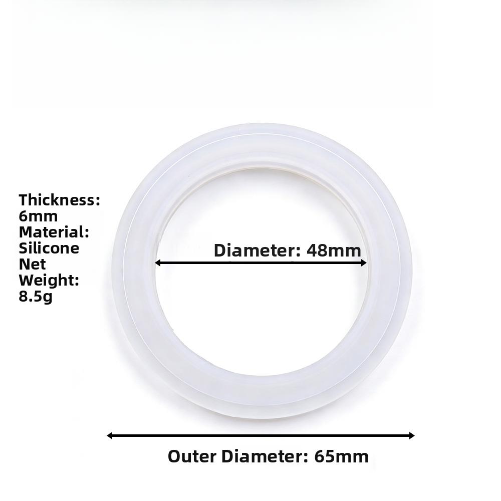 1/2 Pack 51mm For Espresso Machine Silicone Gasket Replacement For CM6863 CMM2 CM6826 CM3020 Brew Head Seal Ring 65x48x6mm 3