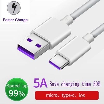 Провод для быстрой зарядки Type C USB-кабель для передачи данных Samsung USB-кабель Type-C для телефона Huawei Honor Xiaomi для iPhone и телефонов Android