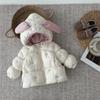 Baby Winter Female Baby Korean Version Bobo Point Warm and Comfortable Thick Cute Baby Jumpsuit