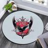 Al Ahly Sporting Club2 Round Area Rug,Carpet Rug for Living Room Bedroom Sofa Playroom Decor,Non-slip Floor Mat