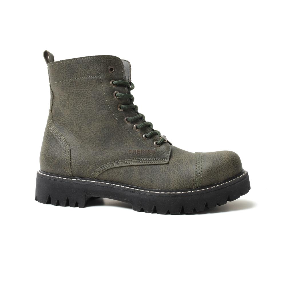 Chekich 2023 мужские ботинки темно-синего цвета из искусственной кожи со шнуровкой и молнией, зимние модные зимние ботинки больших размеров, спортивные удобные теплые ботинки до щиколотки CH009