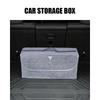 1Pcs Car Soft Felt Storage Bag Organizer Cars Foldable Trunk Car Accessories For Tesla Model 3 Model S Model X Model Y Roadster Bonina Coil