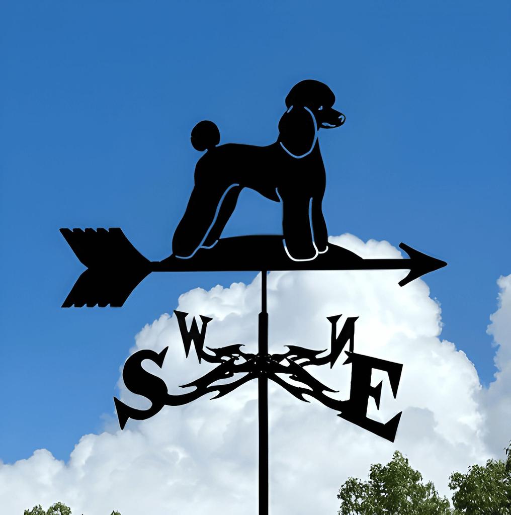 Декоративный железный флюгер - наружное украшение для металлической крыши