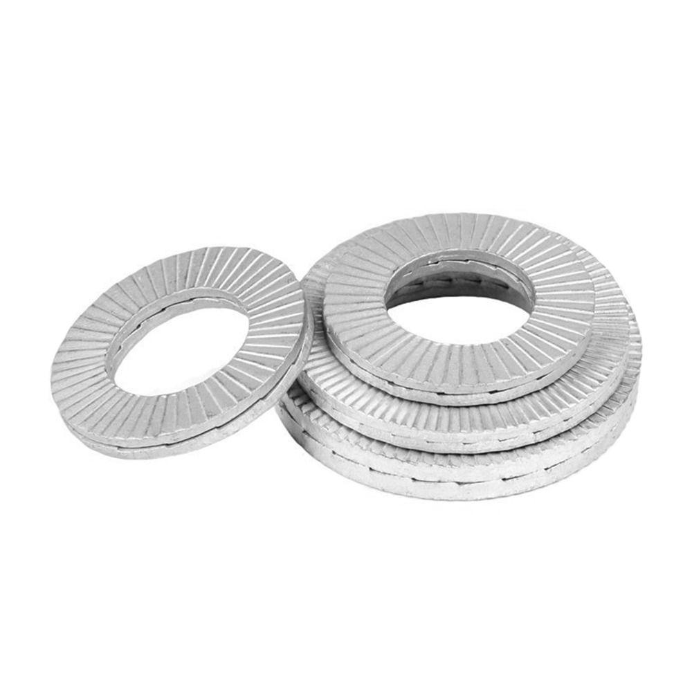 5 шт. аппаратная застежка, клиновая стопорная шайба M4 M10 M12 M16 M20, прокладка Dacromet, прочные стопорные шайбы