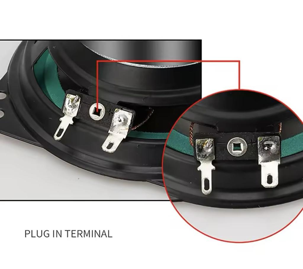 Автомобильный динамик 10 см Динамик Коаксиальный тип Набор из 2 штук 100 Вт Замена Ремонт Оригинальный Совместимый продукт [Deepa Ribusu] 2-полосный