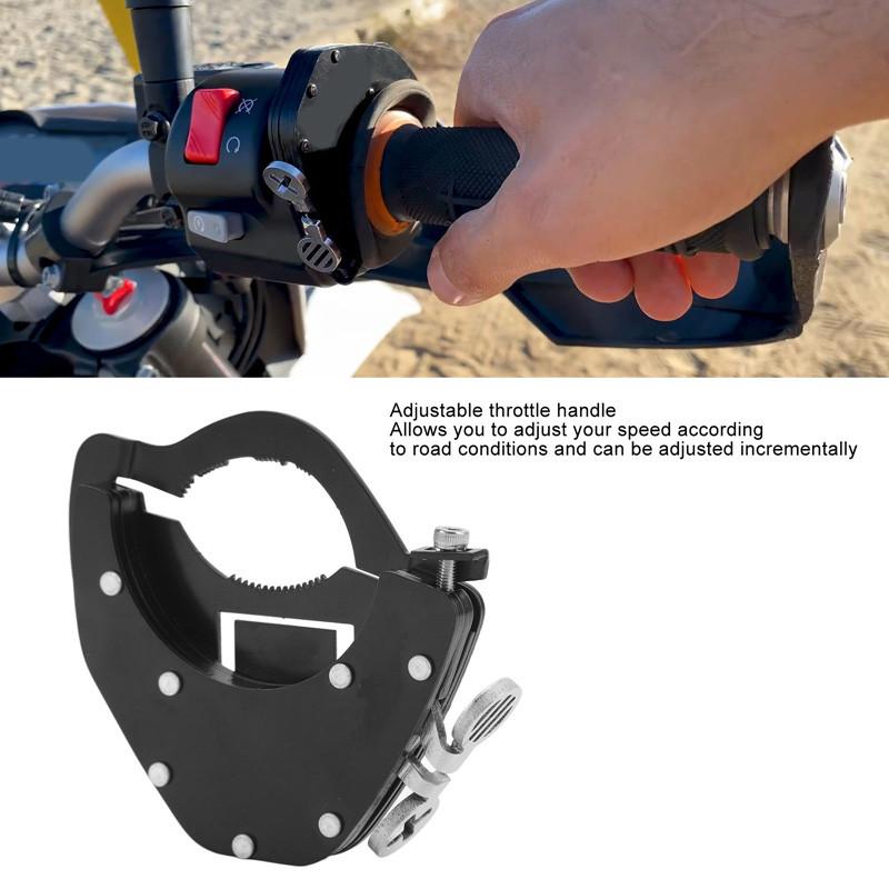 1pcs Motorcycle Cruise Control Throttle Lock Assist Handlebar Top/ Bottom Kit Universal For BMW Suzuki Yamaha Honda Speed Control