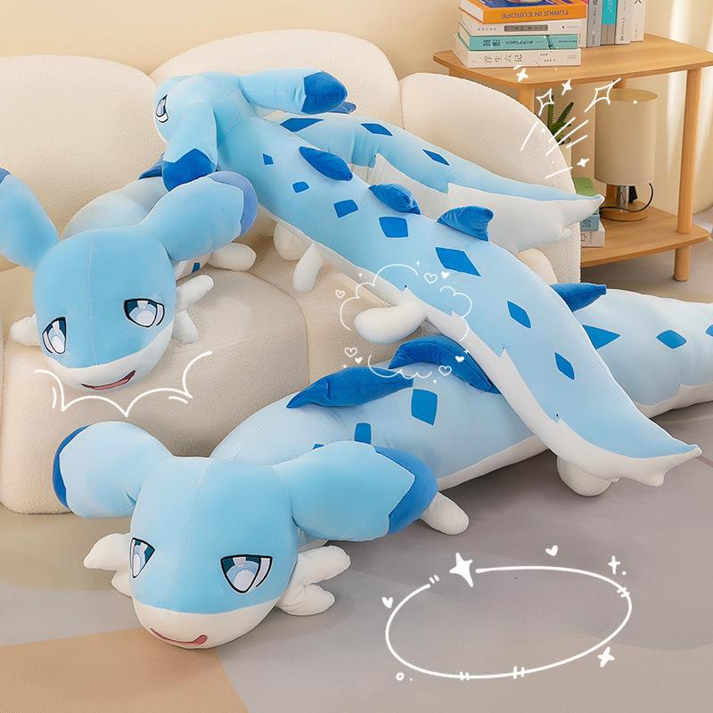Dream Dragon Plush Toy Soft and Cute Fantasy Beast Parlu Doll Bed with Legs and Pillows To Decompress Doll for Women