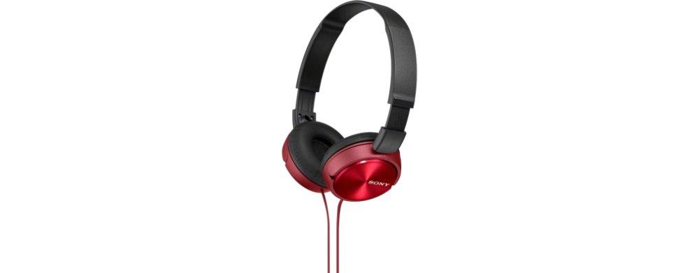 Sony R MDR-ZX310 Наушники Закрытые, Складные, Красные, MDR-ZX310