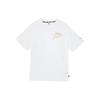 Puma Футболка X Melo Boxy Tee American Vintage с вышитыми буквами, повседневная спортивная футболка с круглым вырезом и коротким рукавом, унисекс, топы белого цвета 621709-01