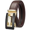 1Pcs Belt, Men'S Automatic Buckle Belt, Cowhide Belt, Men'S Belt Ly35-0355-1