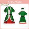 Рождественский костюм эльфа для пары Косплей Рождество Маскарадная вечеринка Ролевая игра