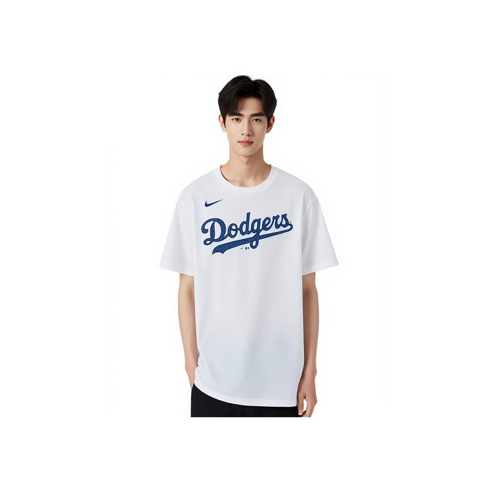 Nike Футболка MLB Los Angeles Dodgers Shohei Ohtani Повседневная Универсальная Простая Короткий рукав Детские Топы Белый 3Z3B7HN00-LADSO