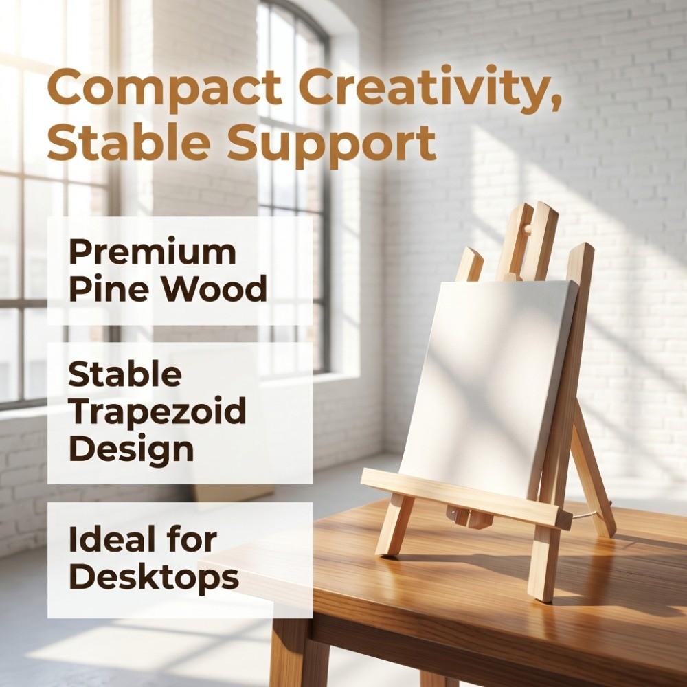 30cm Wood Desk Easel Small Easel Solid Bearing Capacity Painting Stand Sign Display