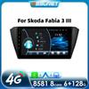 Carplay 4G 9" Car Radio Android for Skoda Fabia 3 III 2015 2016 2017 2018 2019 Multimedia Player Navigation GPS 2Din Stereo DSP Blueteeth DVR