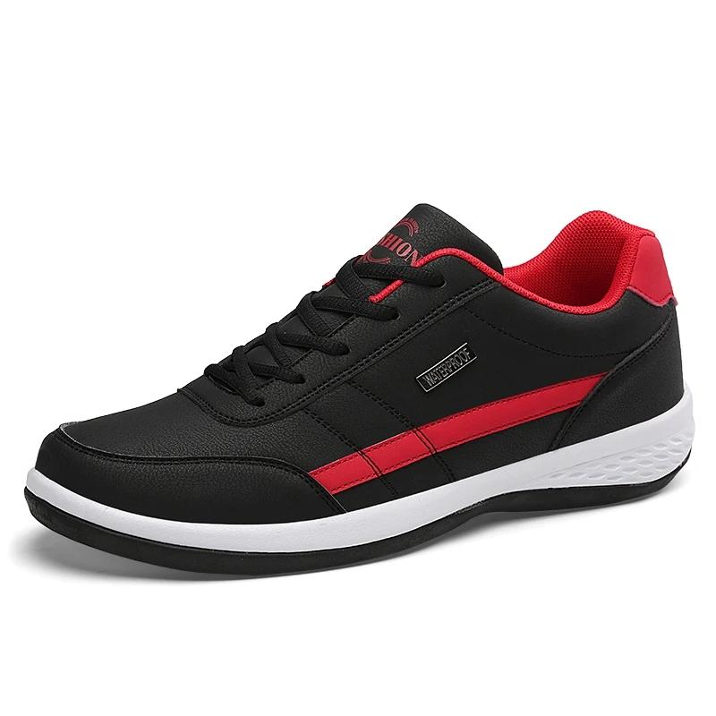 Men Shoes Pu Leather Sneakers Trend Casual Breathable Leisure Male Sneakers Non-Slip Footwear Vulcanized Shoes Tenis Masculino