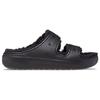 Crocs Классические черные кроссовки унисекс Cozzzy Sandal 207446-060