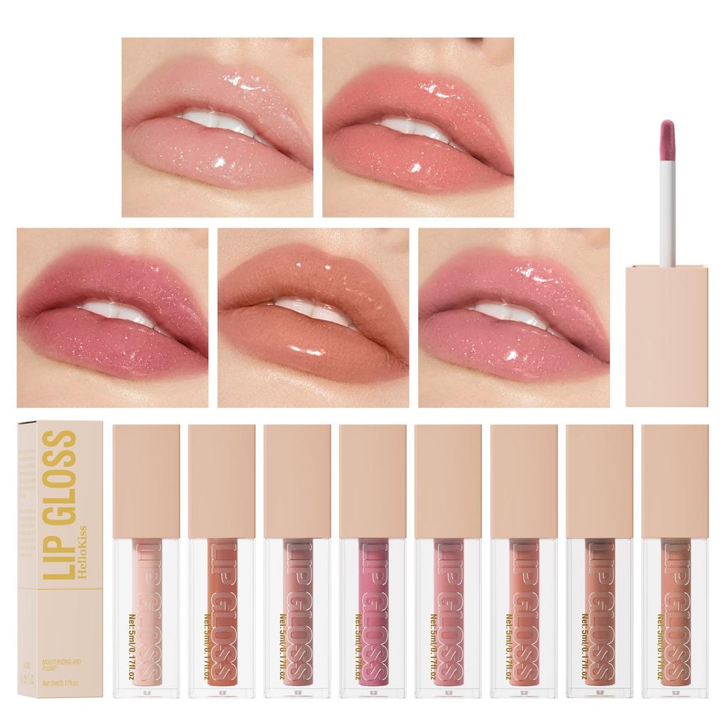 Water Gloss Mirror Lip Gloss, увлажняющий и увлажняющий Dudu Lip Pearlescent Fine Glitter Lip Gloss