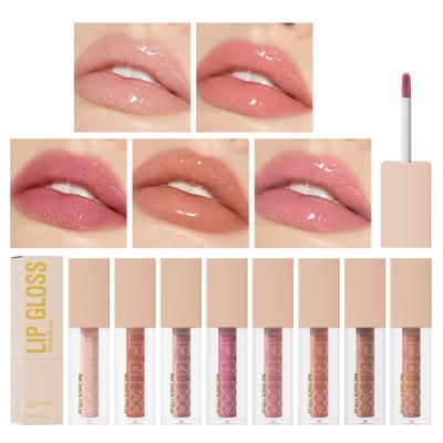 Water Gloss Mirror Lip Gloss, увлажняющий и увлажняющий Dudu Lip Pearlescent Fine Glitter Lip Gloss