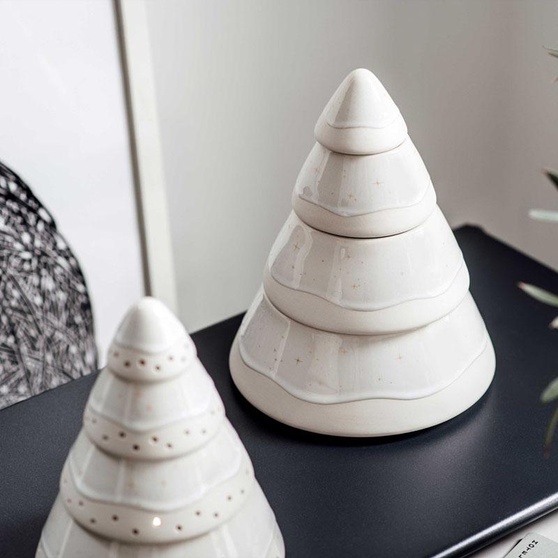 Villeroy & Boch Winter Glow Christmas Tree Cookie Container