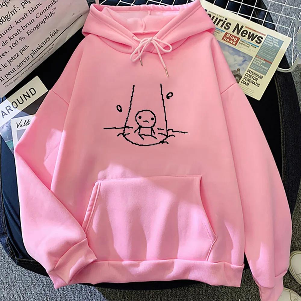 The Binding of Isaac Graphic Hoodies Long Sleeve Funny Sweatshirt Graphic Printing Casual Clothing Fashion Sudaderas Pullovers