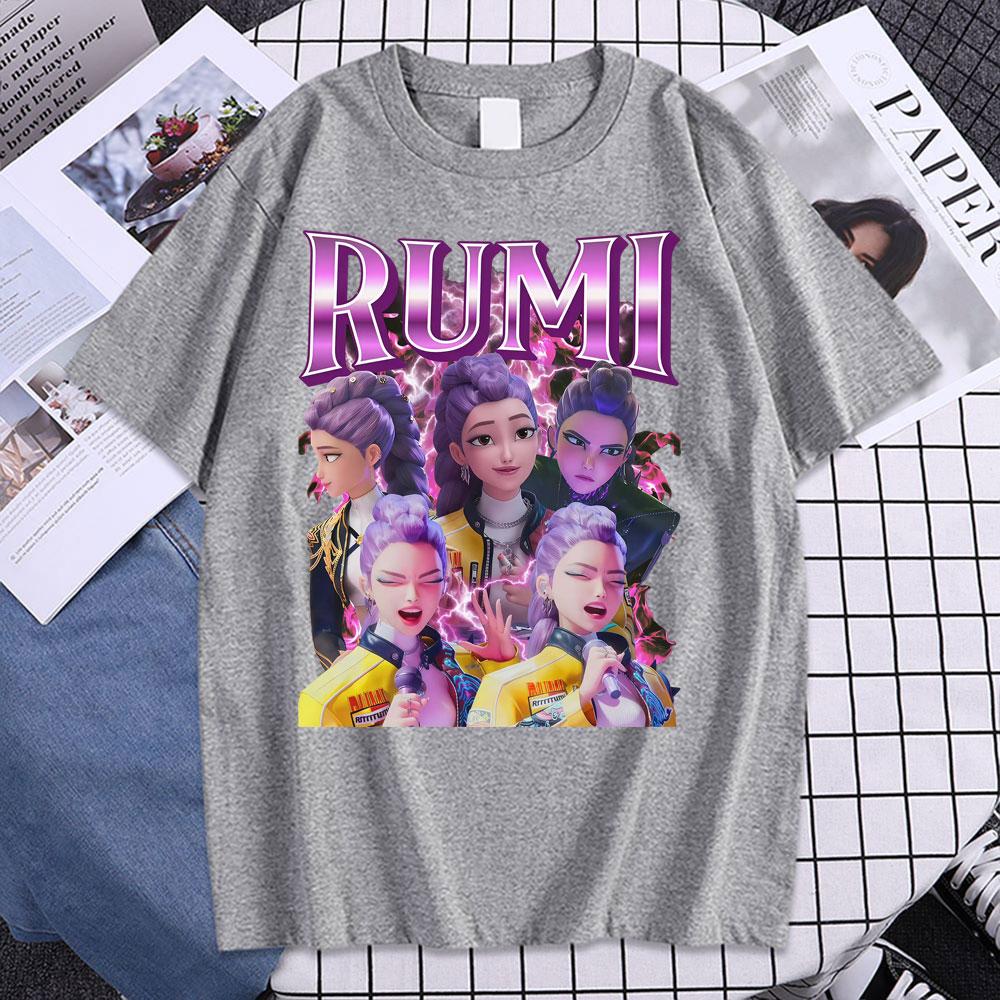 KPop Demon Hunters Mens Womens Tshirt Saja Boys Jinu Romance Saja Tee Summer Boys Girls Fashion Short Sleeves Tshirt