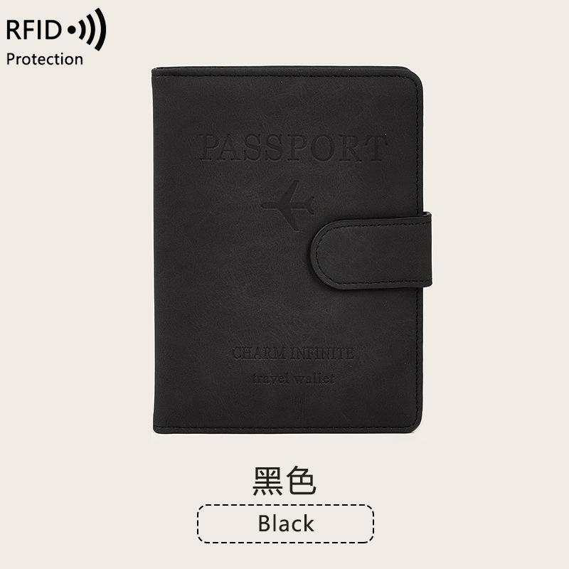Новая противокражная сумка-кошелек для паспорта с эффектом кожи, многофункциональная портативная сумка для документов, дорожный держатель для паспорта