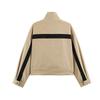 New autumn models, fashionable and versatile casual style stand-up collar contrasting zipper jacket