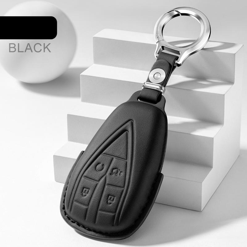 Премиальный Чехол-Ключница из Натуральной Кожи Для Changan Cs75 Plus/Uni-V/Eado/Uni-T/Cs55 / Oshan Z6 () - Защитный чехол для брелока