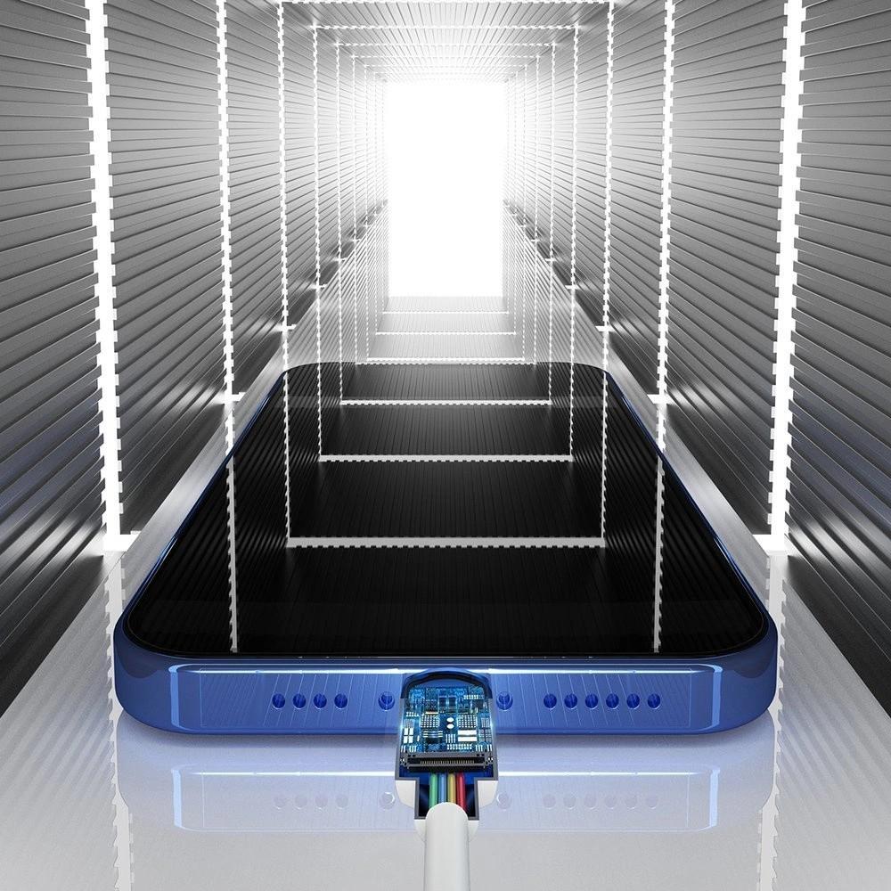 Кабели Baseus Lightning 2pk Fast Charge 1.5m White