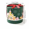 Cartoon Paper Christmas Gift Packing Box with Handbag Mousse Cake Box  Festival Supplies