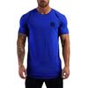 Muscleguys Прохладная тонкая мужская летняя дышащая спортивная футболка с короткими рукавами для фитнеса и отдыха
