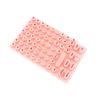 Yousheng 70 Pcs Keyboard Sticker for Long Nails Universal Nail Art Keyboard Bubbles Self-Adhesive Silicone Typing Keycaps for Office Girls Gaming