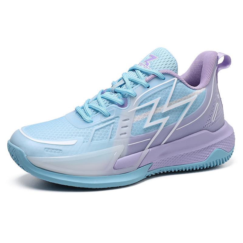 Trendy Luminous Korean Style Basketball Shoes - Breathable, Shock-Absorbing, Wear-Resistant Sports Sneakers for Couples