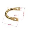 50pcs Easy-Spin Folded Clevises U-Shaped Spinner Easy Spin Brass DIY Fishing Lures Bait Rotating Accessories