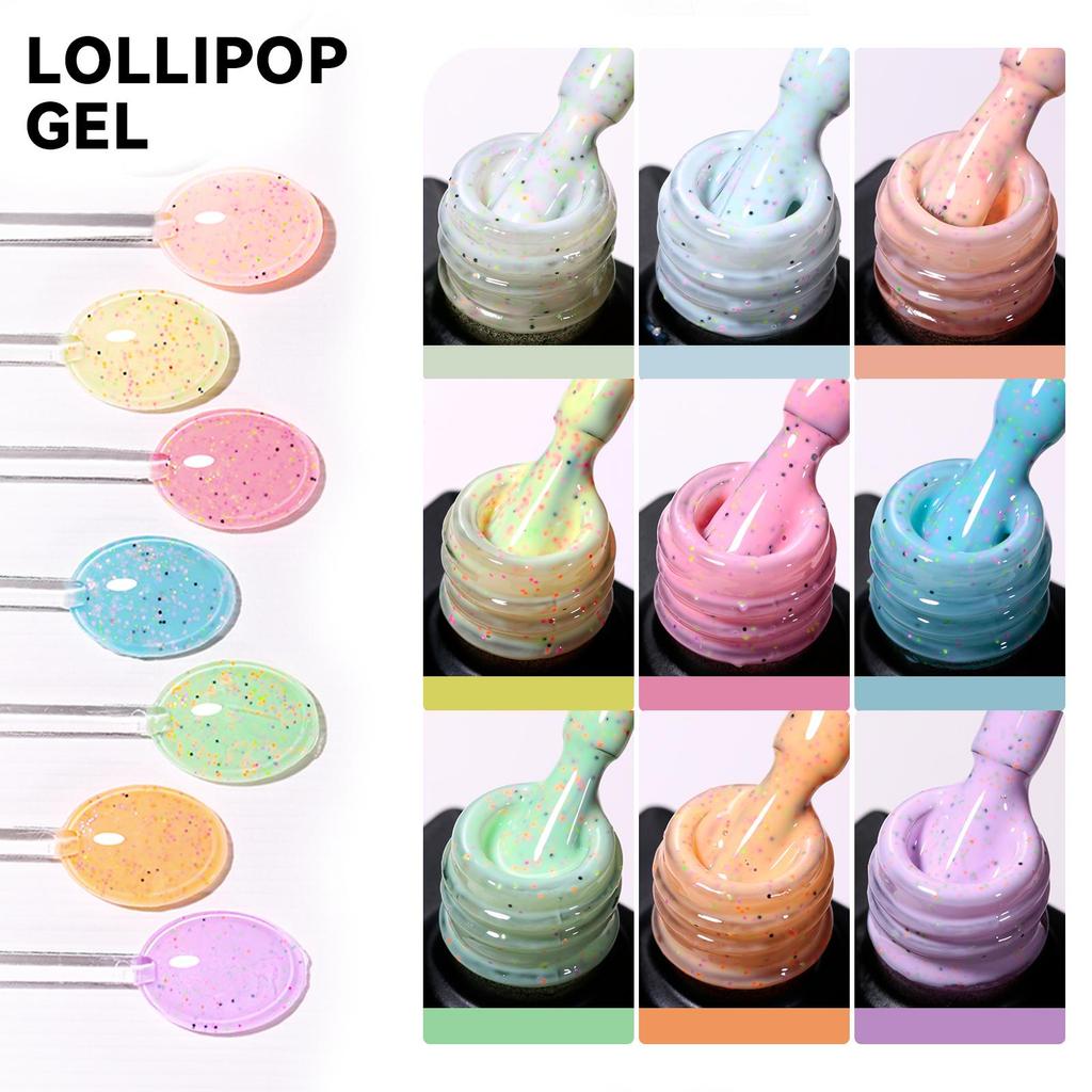 BEAU COLOR Летний стиль 9 цветов Lollipop Sweet Candy Гель-лак УФ/LED для дизайна ногтей для профессионального маникюрного салона