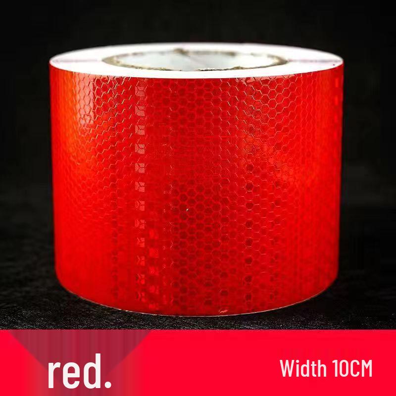 Флуоресцентная светоотражающая защитная лента: Ширина 5 см, 10 см, 15 см для ночного движения, предупреждение о столкновении