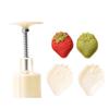 Durable Mooncake Mold Strawberry Shaped Mung Bean Cake Molds Plastic Material Mooncake Tools for Kitchen DIY Baking