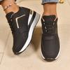 Fashion Women Sneakers 2025 New Lace-Up Wedge Sport Shoes for Women Casual Platform Sneakers Ladies Lightweight Designer Shoes Female